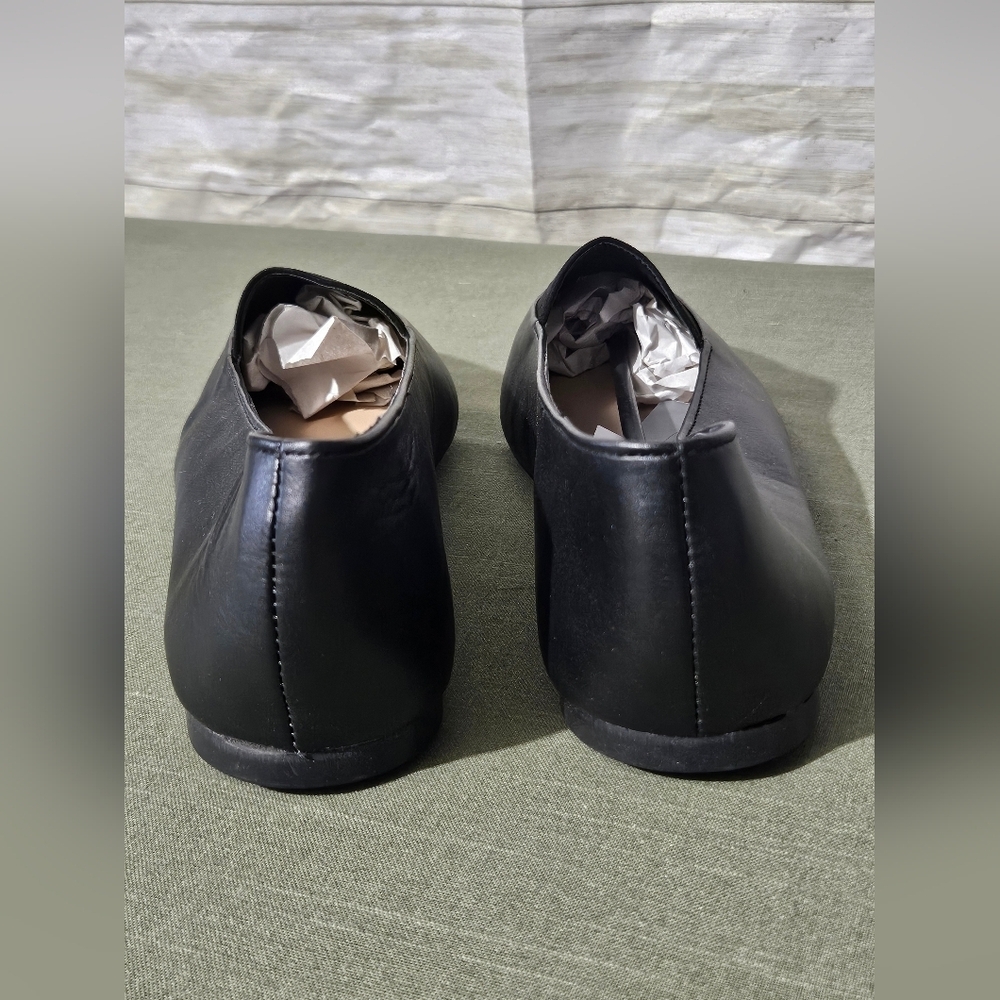Samilor Sleek Black Women's Loafers - Picture 7 of 8